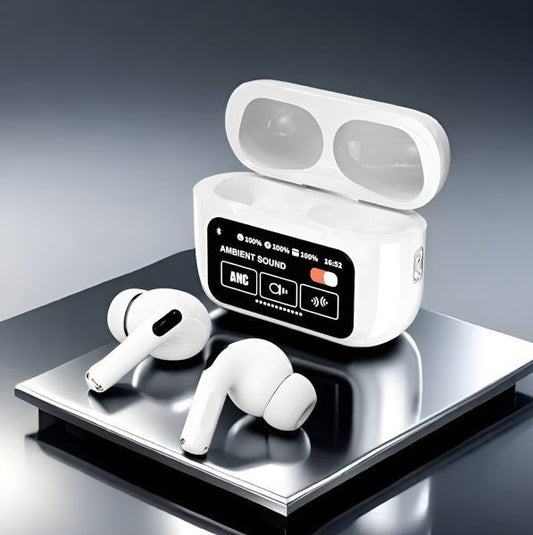 Airpods pro 2 with LCD touchscreen display bluetooth 5.3