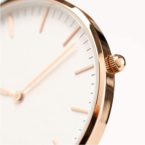 Leather Strap Men Wrist Watch